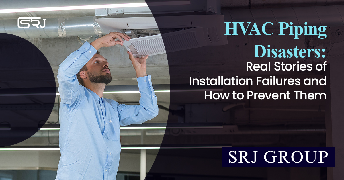 Technician Inspecting HVAC System to Prevent Piping Failures