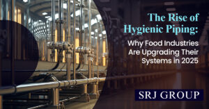 Sterile Hygienic Piping System in a Modern Food Processing Plant