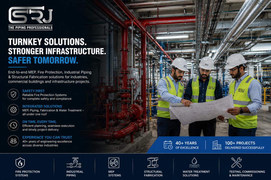 Turnkey MEP Fire Protection and Industrial Piping Contractor